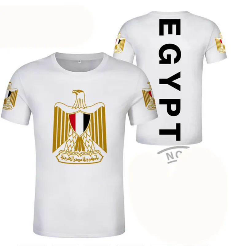 EGYPTE t-shirt personnalisé gratuit s nom numéro egy Tshirt nation drapeau par exemple république arabe arabe pays égyptien imprimer p o vêtements 220620