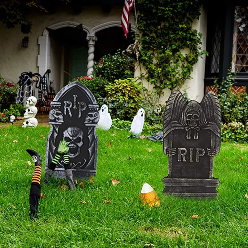 Inne świąteczne zapasy imprezy Halloween pianka RIP Tombstone Yard Decor 220823