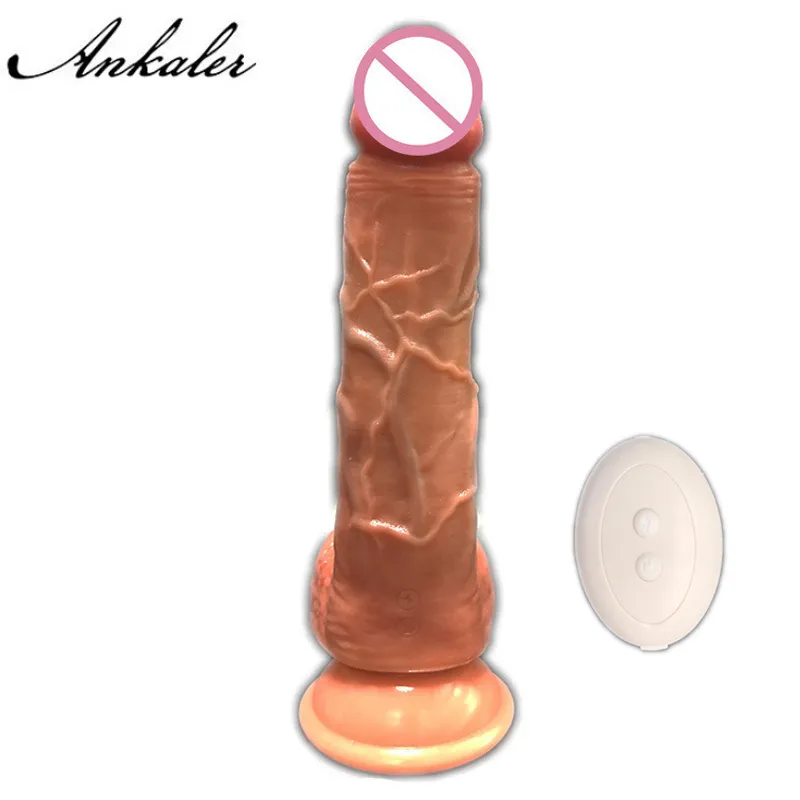 Massage realistisk dildo vibrator penis dildofor kvinna mjuk stor stor dick penis g spot vagina anus masturbator sex leksak för vuxen