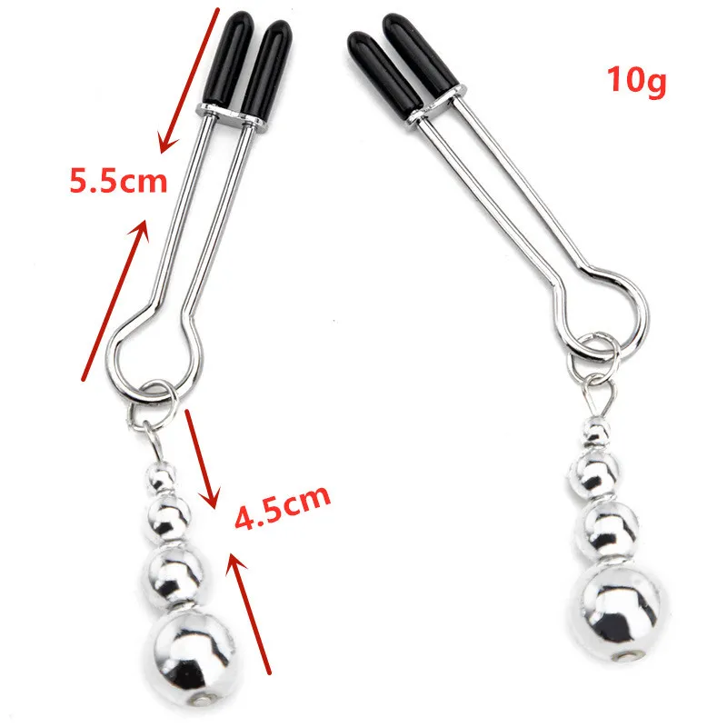 Clips de mamelon en métal Ronnerie Bell Torture Slave BDSM Bondage mammaire Restraint Toy pour femmes couple jouent Game5707502