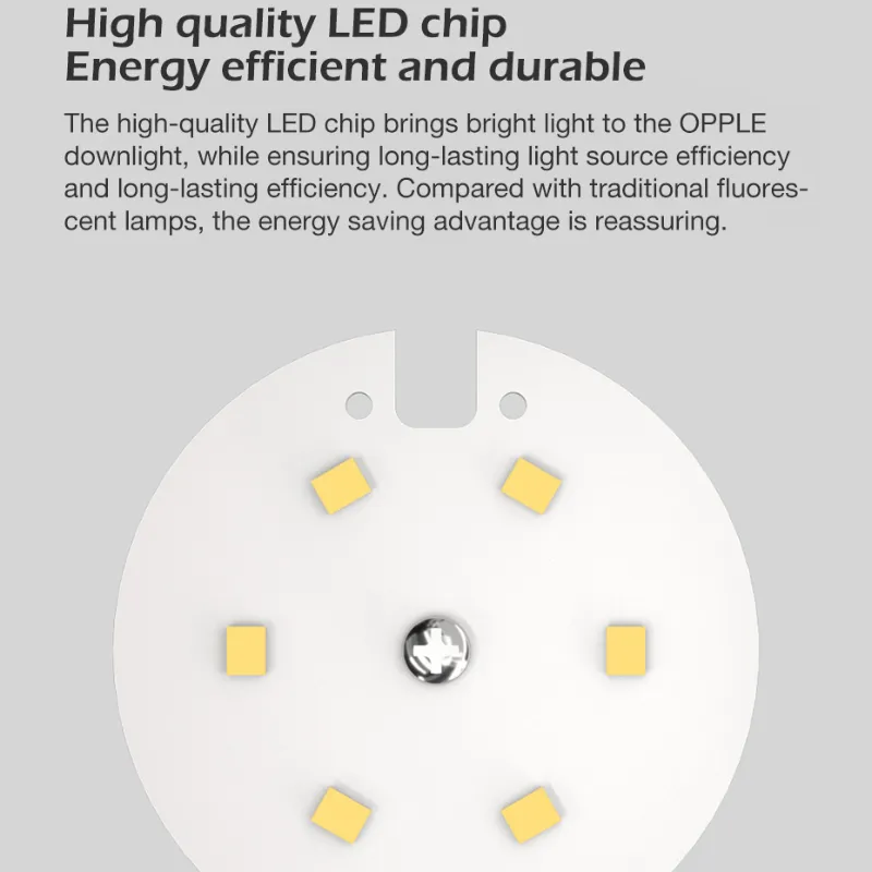 OPPLE LED EcoMax1 E27 3W Ampoule LED 3000K 4000K 6500K Ampoules à économie d'énergie de haute qualité Lampes Lumière