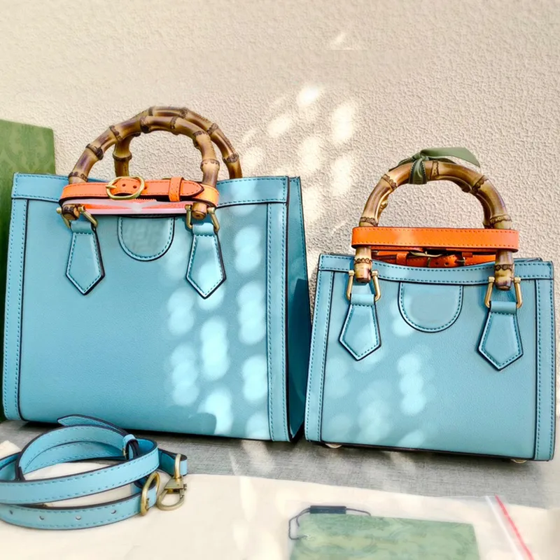 Designer Bagstop Bag de couro genuíno Diana Tote feminina Crossbody Bolsas de luxo de luxo Bolsa de bolsas de bolsa de bambola