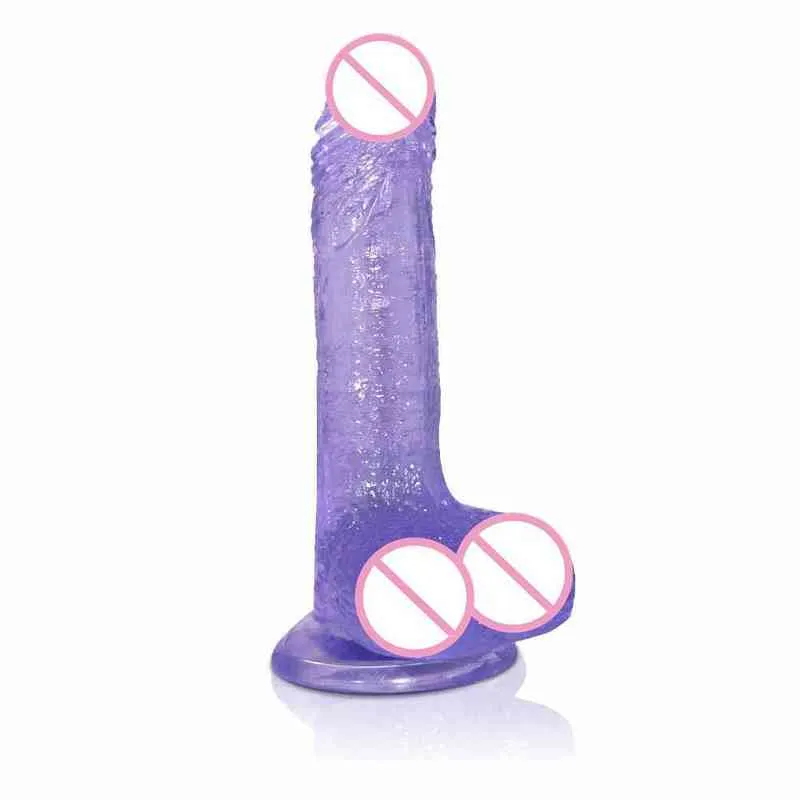 Nxy Fildos Penis всасывающие ложные взрослые мастурбации секс перевернутая модель красочный кристалл 0316