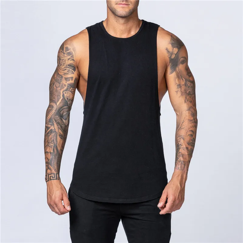 Custom high quality mens gym tank top