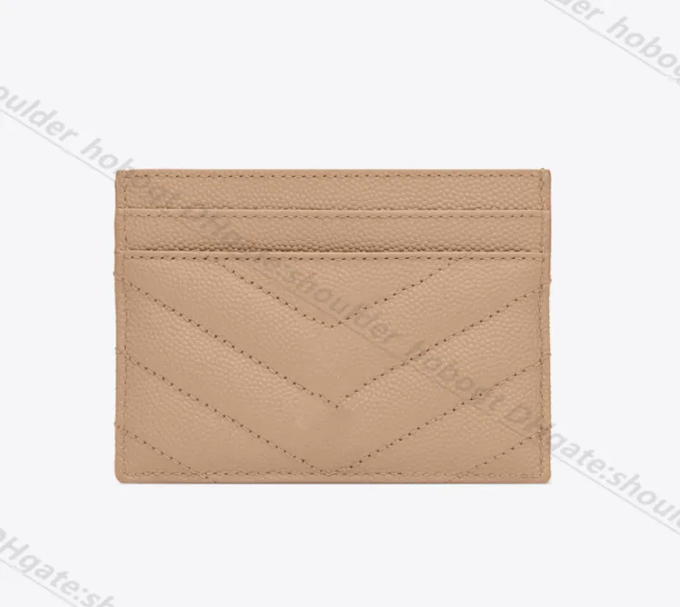 Oryginalny luksusowy projektant skórzanej torebki posiadacz karty Portfel Mężczyźni Słynne dla kobiet uchwyty dla mody Mini Mini Mini Wall 244i