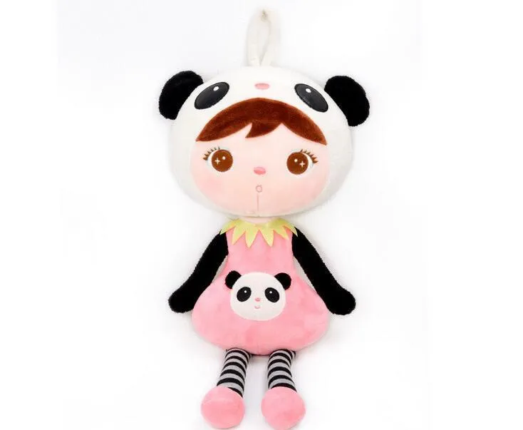 49cm Doll Plush Sweet Cute Lovely Stuffed Kids Toys for Girls Birthday Christmas Gift Girl Keppel Baby Panda 220707