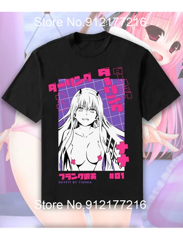 Waifu camiseta homens otaku lewd hentai menina bonito anime ahegao camiseta primavera verão top homem mulheres harajuku impressão moda 220712