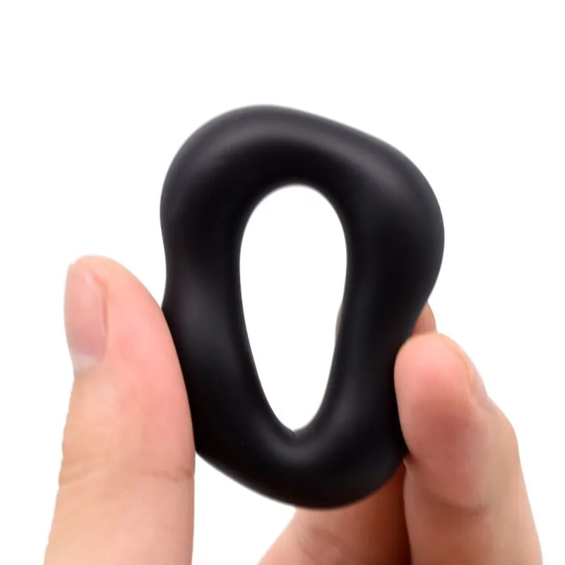 Superior Silicon Flat Penis Cock Ring Set Crings Erezione Miglioramento c-Ring uomini Giocattoli sexy adulti