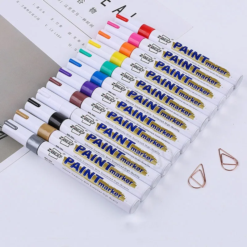 Painting Pen Plastic Watercolor Pens Student Doodle Fine Arts Pen DIY Hand Account Highlighters Writing Stationery BH6595 TYJ