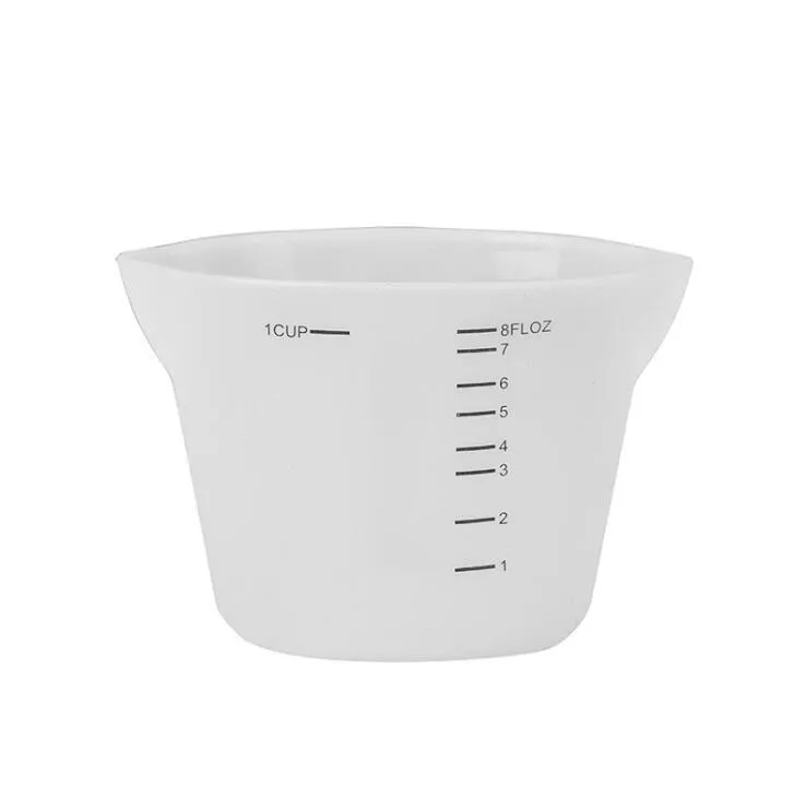 Tasses à mesurer en Silicone, ustensiles de cuisine réutilisables antiadhésifs, remuer et presser, tasse de cuisson, lave-vaisselle Pour cafetière