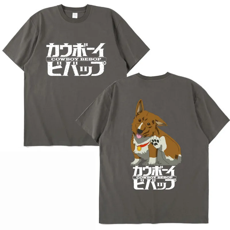 Cooles Cowboy Bebop T-Shirt Männer Frauen Japanisches Anime T-Shirt Teen Trend Hip Hop Schwarz Rundhals T-Shirt Kurzarm Männliche Tops 220708