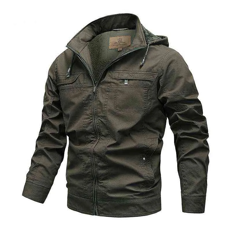 2021 hommes veste militaire coton couvre-couches couches d'hiver mode homme veste tactique veste armée vêtements masculins plus taille l220706