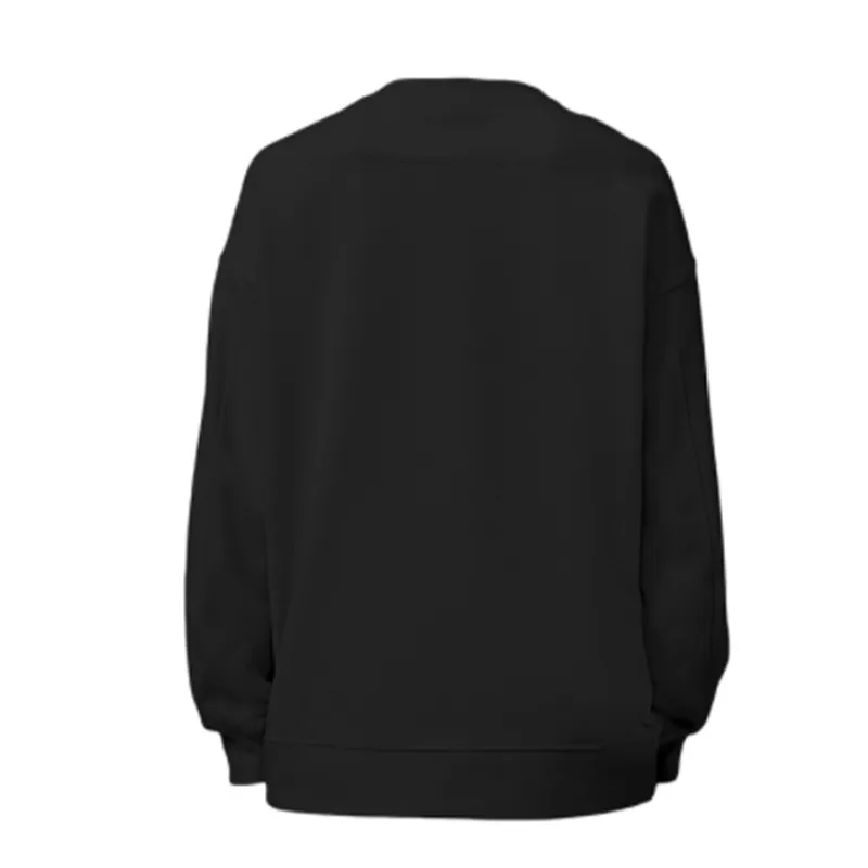 088 Perfekt överdimensionerade kvinnors crewneck sweatshirt toppar streetwear 2022 kvinnor baggy tröja tröja vinter5907591