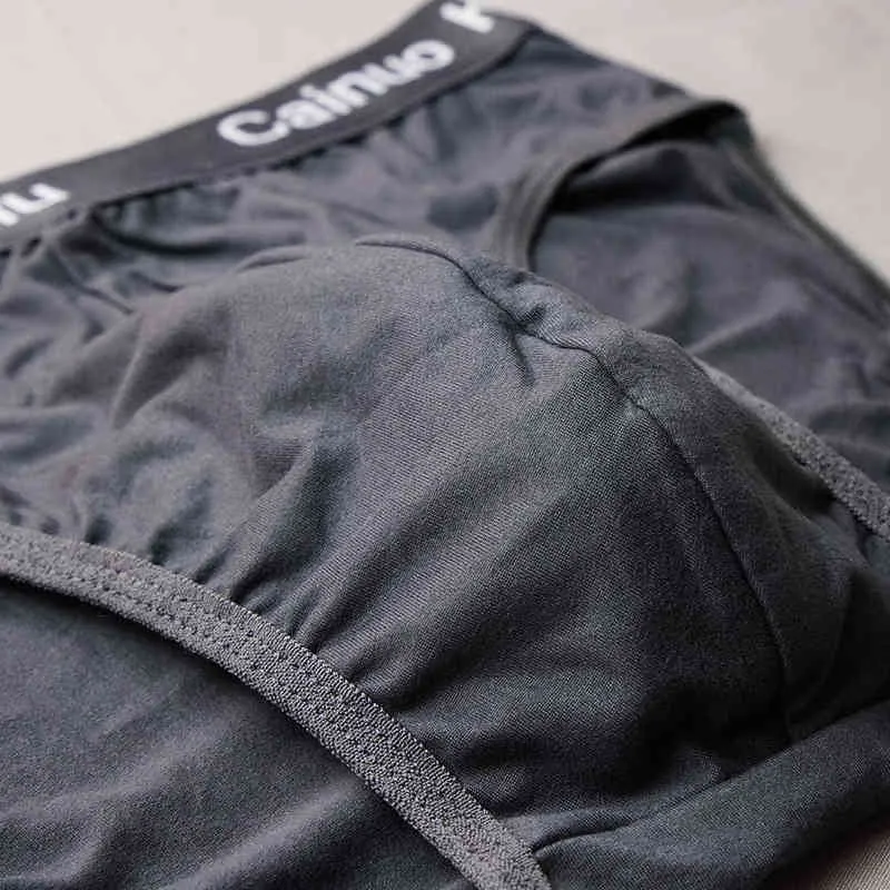 Cotton Men's Briefs Designer Male Comfortable Large Pouch Underpants Elasticity Underwear Breathable Plus Size L-7XL T220816