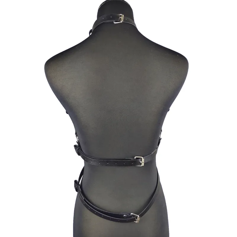 Sexyy-Conjuntos de arnés para mujer, Bondage de cuerpo completo, medias de pecho Bdsm, liguero gótico, cinturón de tirantes ajustable, 2 uds.