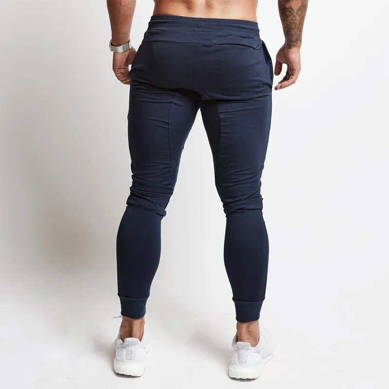 Мужские брюки модные спортивные залы Joggers Fitness Casual Long Trabout Skinny Sweat Aun