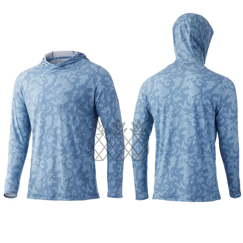 Huk Fishing Shirt Hoodie Anti UV Erkekler Camiseta De Pesca Uzun Kollu Balıkçılık Giysileri Nefes Alabilir Jersey Balıkçılık Giysileri Yaz 220819443555