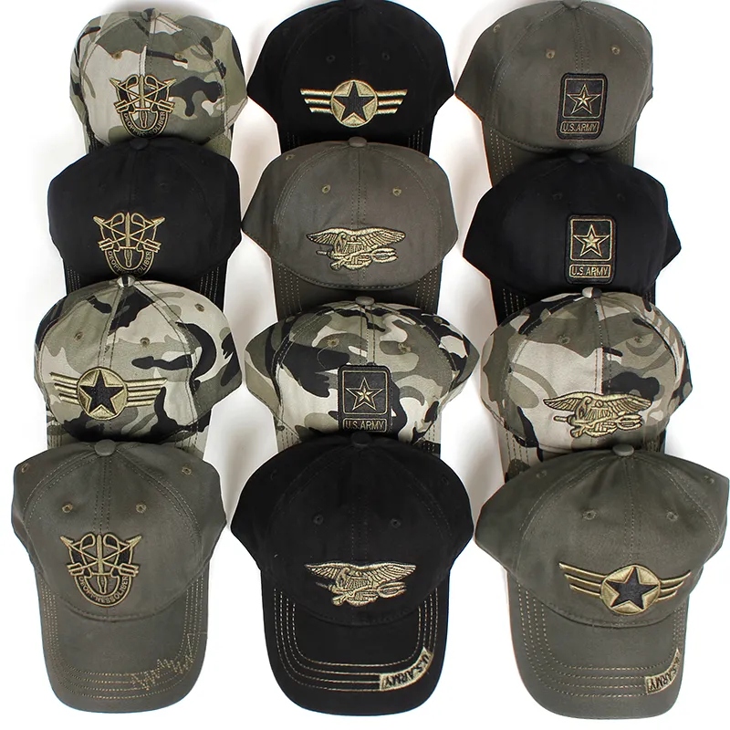 Новая мужская кепка Navy Seal высшего качества, армейские зеленые кепки Snapback, шляпа для охоты и рыбалки, бейсболки с камуфляжным принтом на открытом воздухе, регулируемые шляпы для гольфа1159163