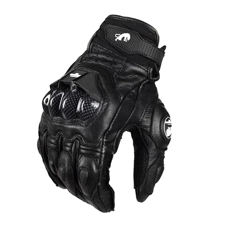 Furygan AFS 6 Motorcycle Short Knight Carbon Fiber Drop Protection Leather Wearable Breathable Riding Gloves 220622