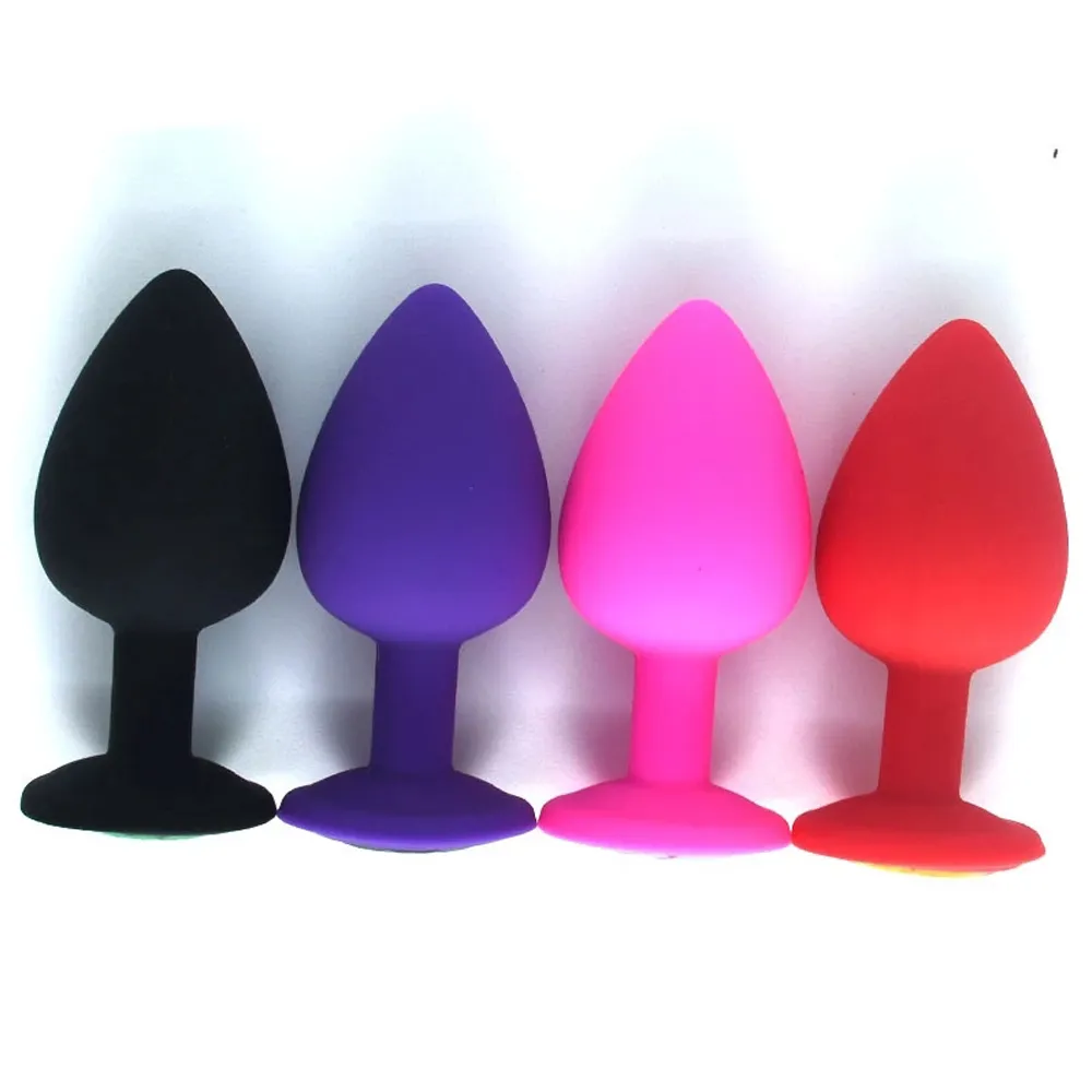 3 Size Zachte Siliconen Butt Plug Anale Unisexy sexy Stopper Volwassen Speelgoed Stimulator Dildo voor Mannen Vrouwen Trainer Koppels