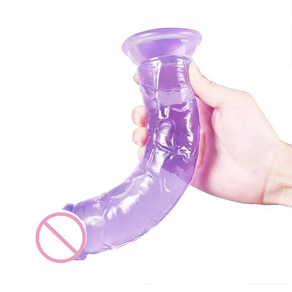 Мягкий желе дилдо реалистичный пенис сильный всасывающий чашка анальная закладка игрушка для взрослых эротические эротические g-точки оргазм сексуальные игрушки женщина 18