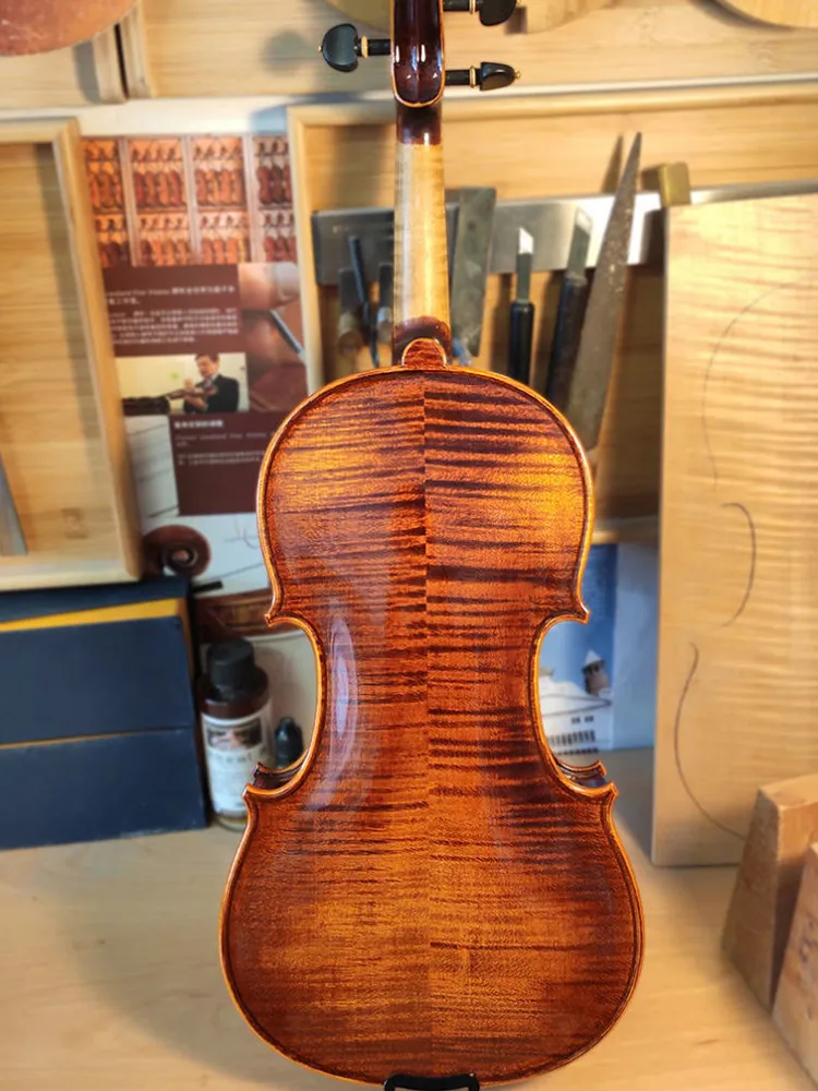 High-end materiale europeo importato fatto a mano violino professionale adulto bambini principiante violino 4/4 strumento musicale