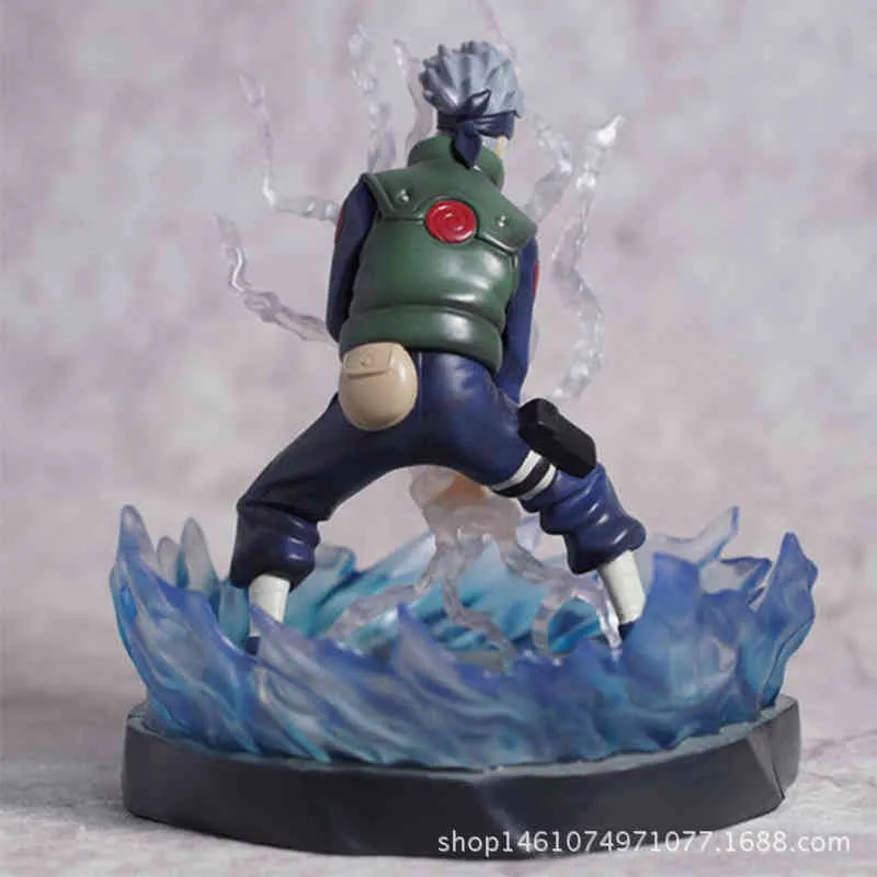 Figura de Anime Hokage, estatua Toynami Thunder Electric Hatake Kakashi Sago Assassination force PVC acción Figma modelo Toys5322910