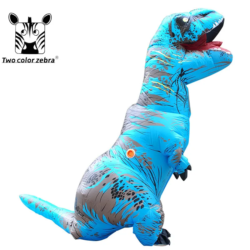 Cosplay TREX dinosaure gonflable Costume Costumes de fête fantaisie mascotte Anime Halloween Costume pour adultes enfants Dino dessin animé 2208121314510