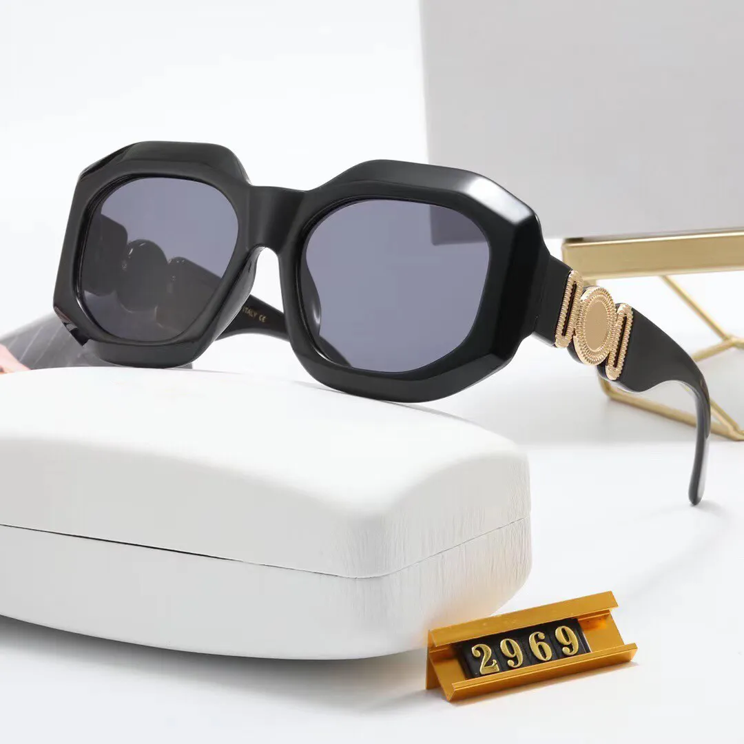 Большой рамки хип -хоп Biggie Солнцезащитные очки мужчины женщины винтажные очки дизайнерские открытые пляжные оттенки Lentes de Sol Unisex Brand Sun glas3221