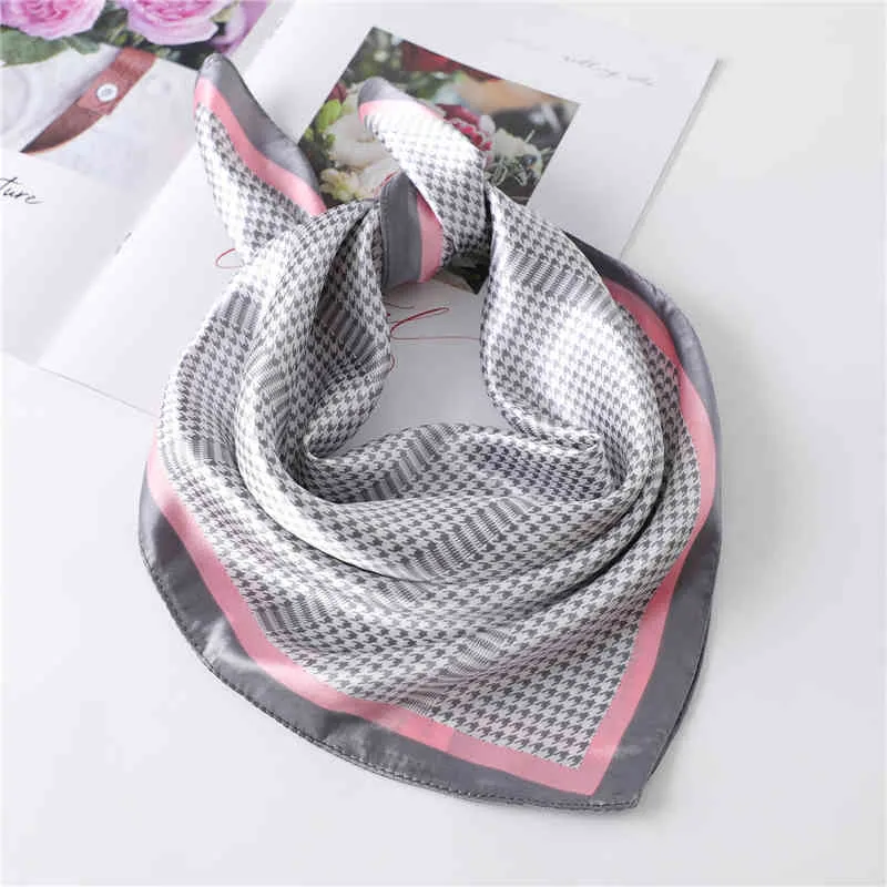 2021 lenço de seda cachecol imprimir senhora pescoço saco quadrado lenços cabeça envoltórios para mulheres shawls feminino lenço feminino moda foulard