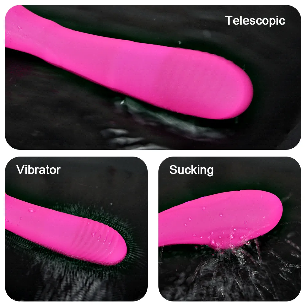 Vibratori della macchina succhiare donne Vagina Sucker Vibratore Massager Clitoride stimolatore che spinge le forniture adulti dilico
