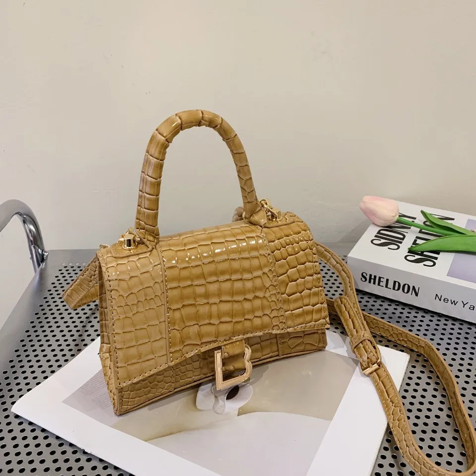 Bolsas de designer de padrões de crocodilo