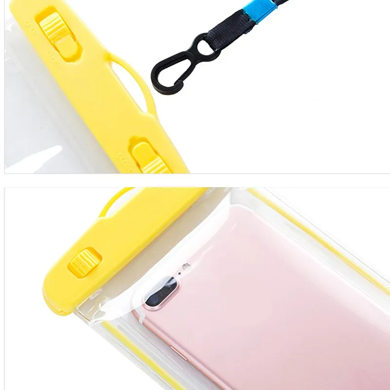 Custodia impermeabile universale telefono Borse da nuoto iPhone Samsung Xiaomi Cover Dry Pouch Custodie impermeabili Borsa selfie subacquea