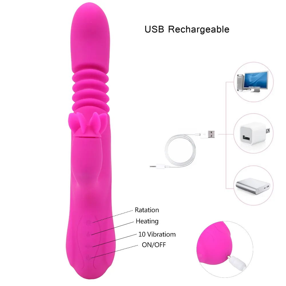 Wibratory dla kobiet zabawki erotyczne podgrzewalny odcinek g-punkt dla dorosłych wibrator seksowne kobiety produkty sklepowe