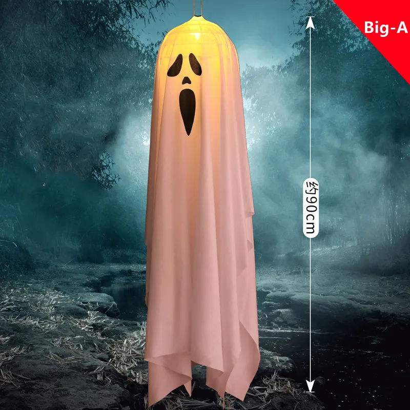 Other Festive & Party Supplies Halloween Hanging Candle Light Ghost Halloween H 220823