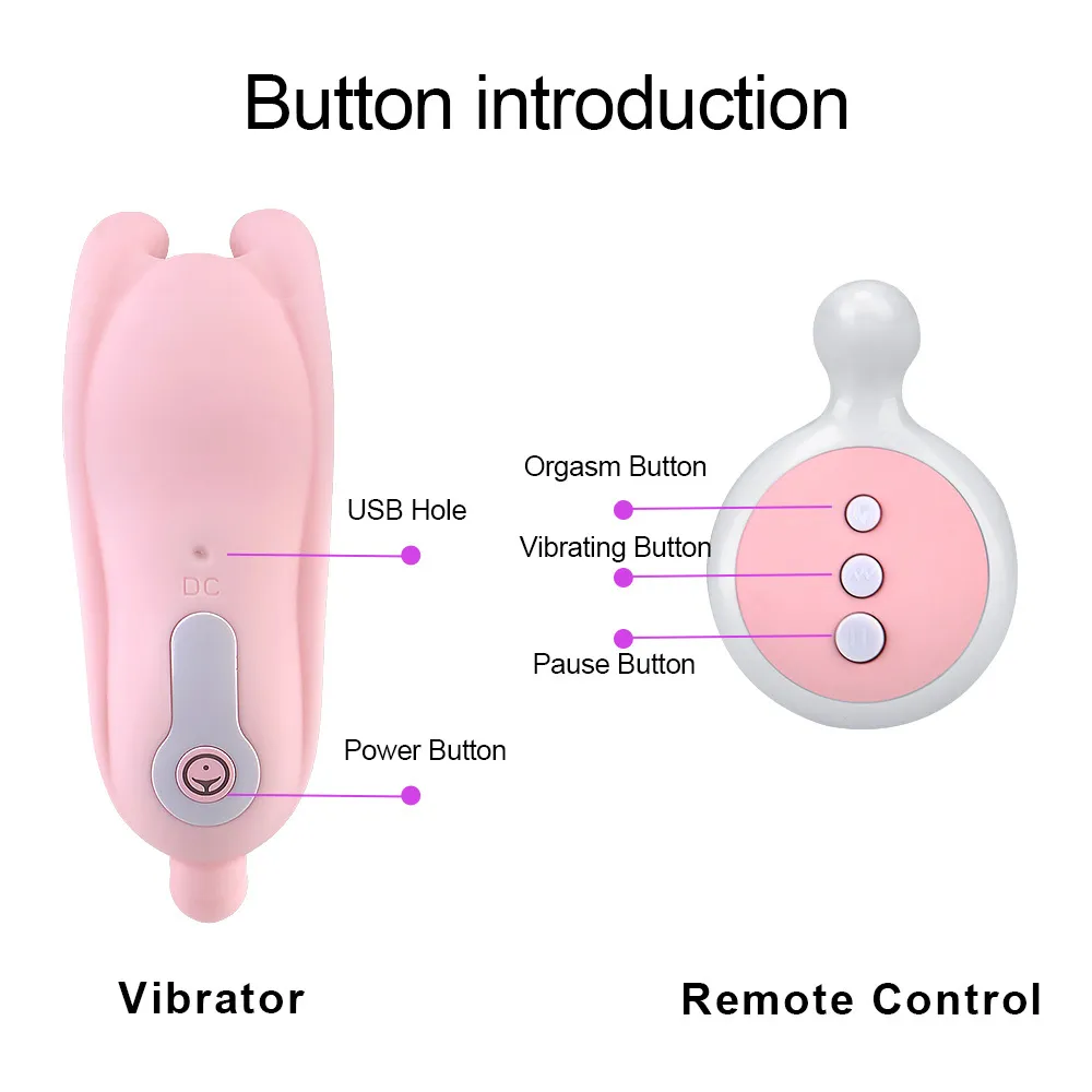 Wibrator do noszenia seksowne zabawki dla kobiet G-Spot Masaż stymulator stymulator bezprzewodowy pilot pilot dorosły produkt samica masturbatora