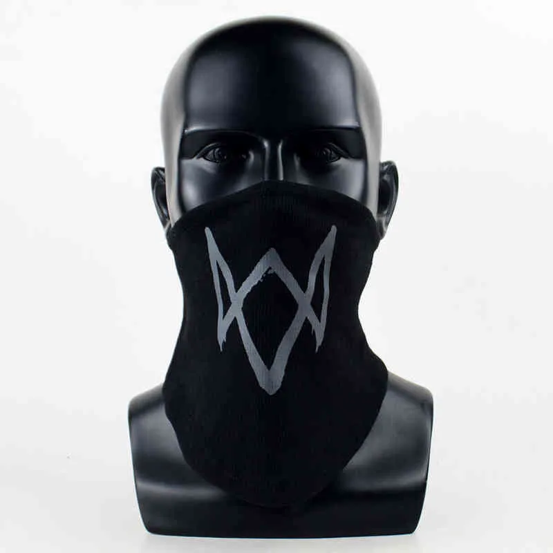 WATCH Dogs 2 Mask Cosplay DedSec Marcus Holloway Mask Christmas Carnival Party Helmet Props Dropship3