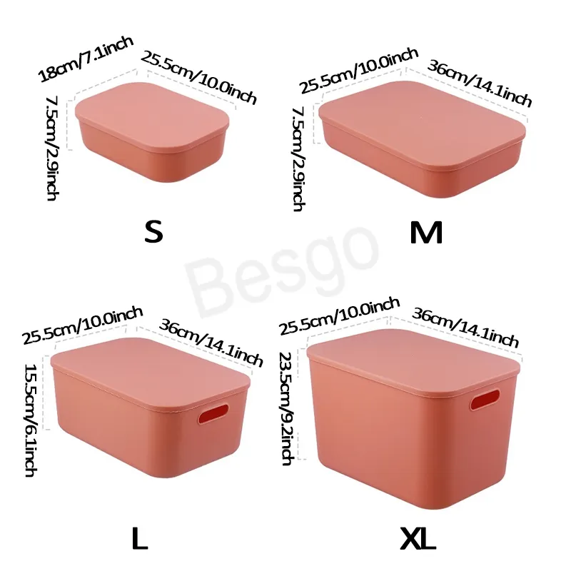 Рабочий стол Коробка для хранения косметики Sundles Закуска Пластиковые Ящики для хранения Нижнее белье Носок Организатор Корзина Спальня Игрушка Toidy Tool BH6333 Wly