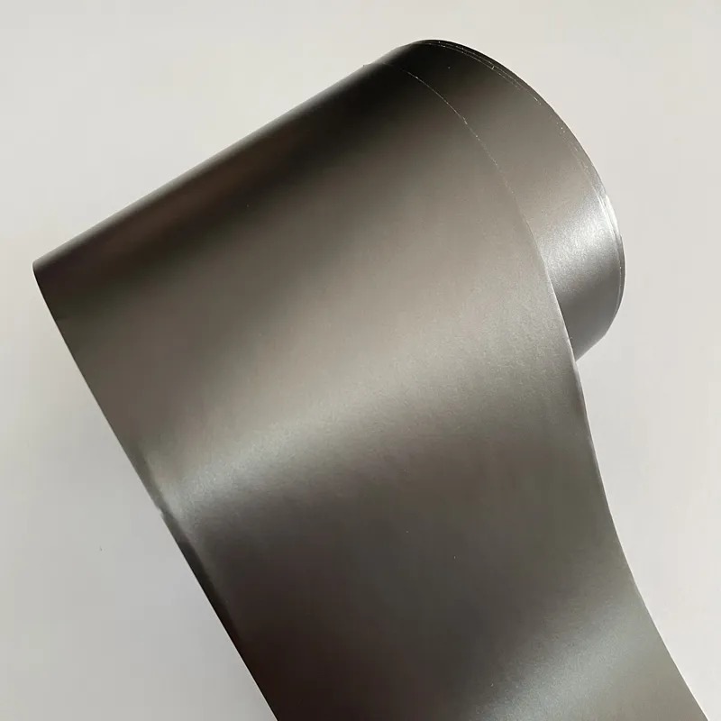 10cm width Matte Anthracite Metallic Vinyl Wrap Gunmetal Grey Film Sheet Roll Air-Release Adhesive Decal