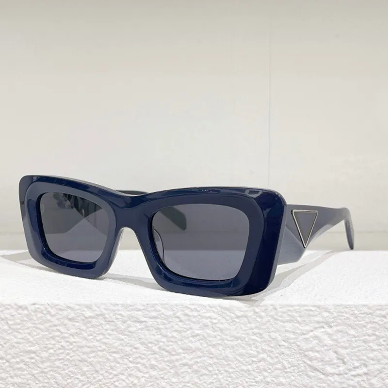 Brand Designer Men Sunglasses Croissant Stereoscopic crack OPR 13ZS Vintage Ladies Symbole signature Irregular Square Sun Glasses 289P