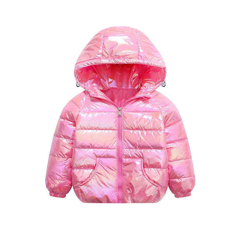 2-9Y Nouveaux Garçons Filles Vestes Blanc Canard Vers Le Bas Hiver Mode Sport Veste Runaway Enfants Manteau Filles Vêtements Hiver Veste Chaude J220718