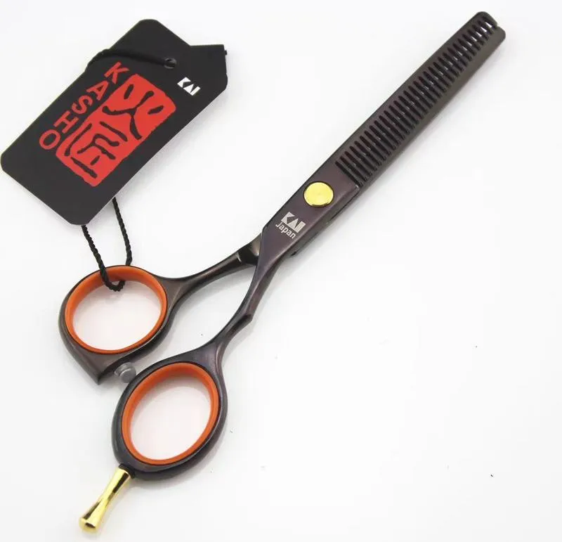 Kasho Professional 5.5 pouces Salon Cheveux Ciseaux Barber Coiffure CisaillesCutting Amincissement Styling Outil 220317