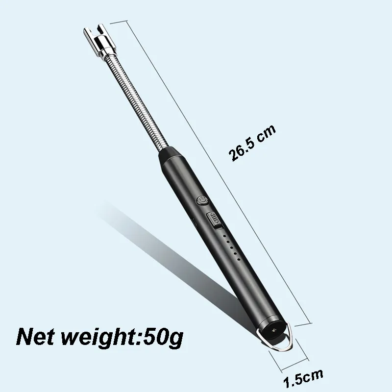 Elektronik ARC Barbekü Çar Mutfak Gaz Sobası USB USB USB Rüzgar Geçirmez LED Plazma Arc Flamess Mum Dış Mekan L9677281