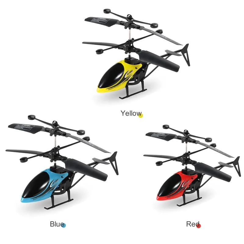 Mini RC Helicóptero de Indução Infrareed Piscando Brinquedos Luz QF810 2CH Suspensão Brinquedo para Crianças Presente de Natal 220321