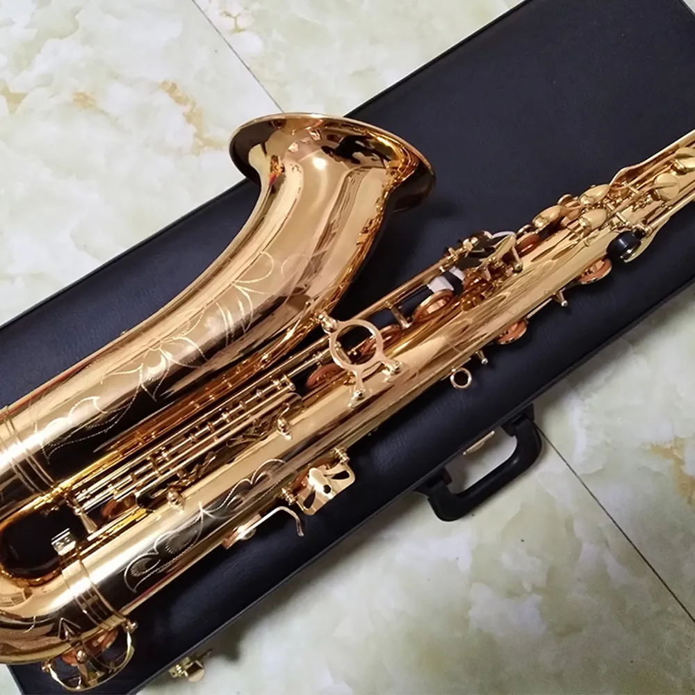 9937 Estrutura original Profissional B-Tune Tenor Saxofone Brass Brass Gold Tone Professional Tone Tenor Sax Jazz Instrumento