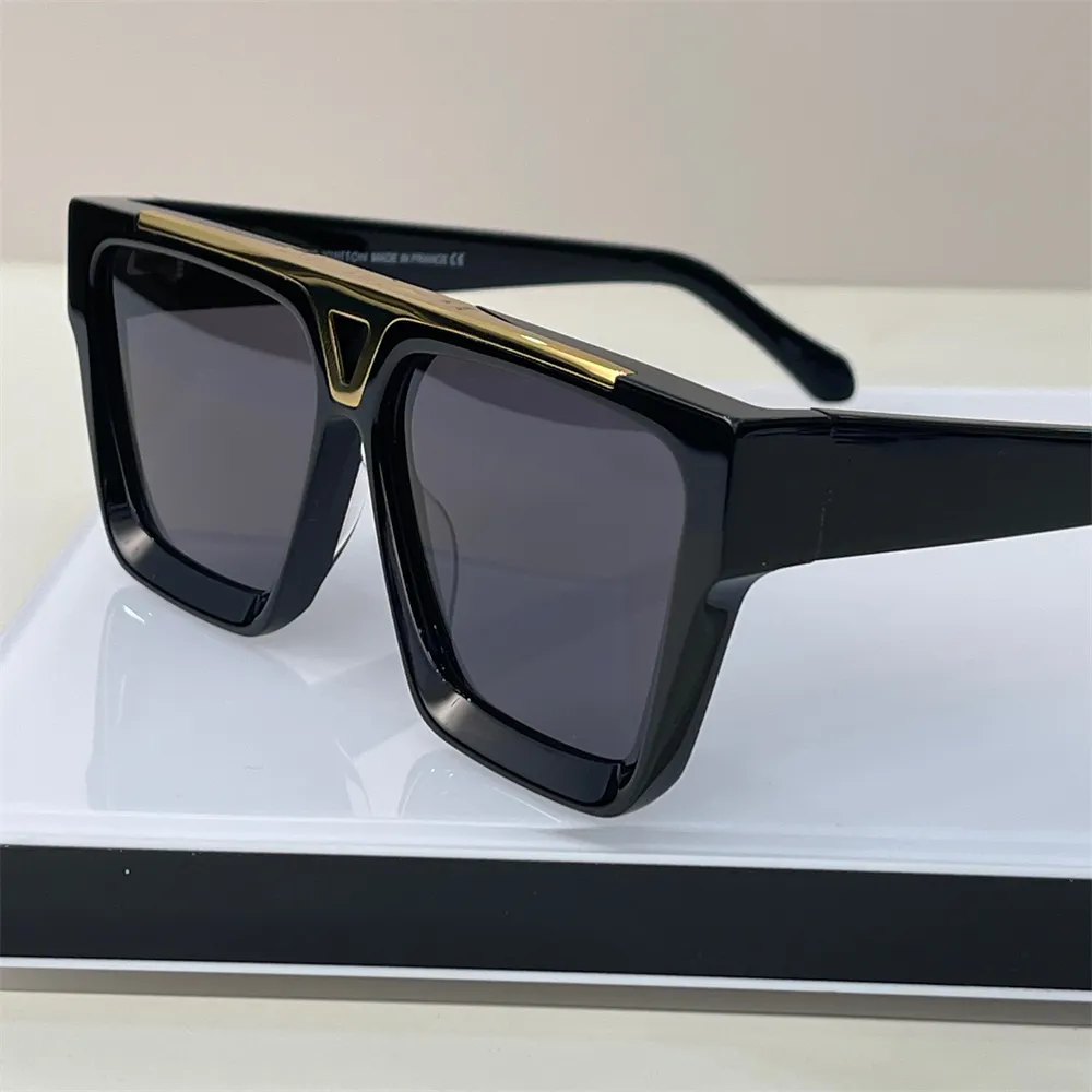 Marca designer óculos de sol para homem quadrado design de luxo óculos de sol das mulheres dos homens alta qualidade vintage retro hexágono lente clara uv len2125