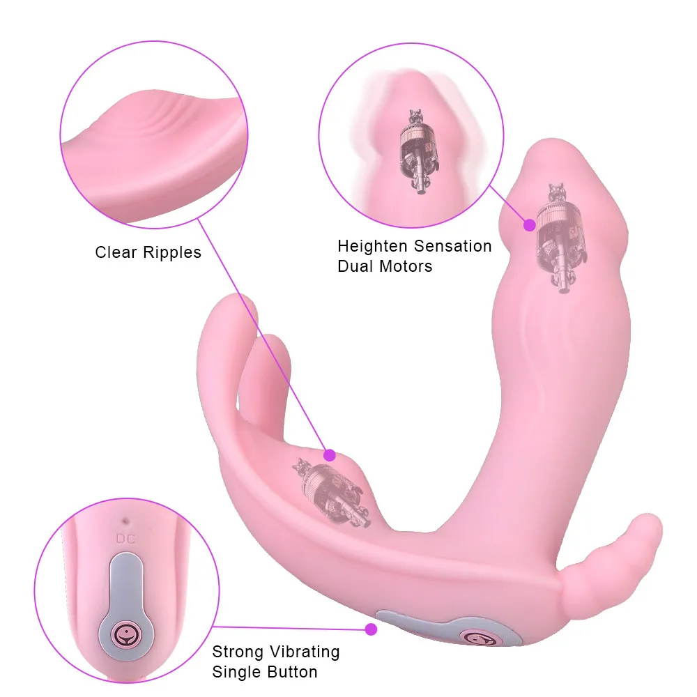 Clitoris Stimulator Draadloze Afstandsbediening Vrouwelijke Masturbator Draagbare Vibrator Erotische G-spot Massage sexy Speelgoed voor Vrouwen