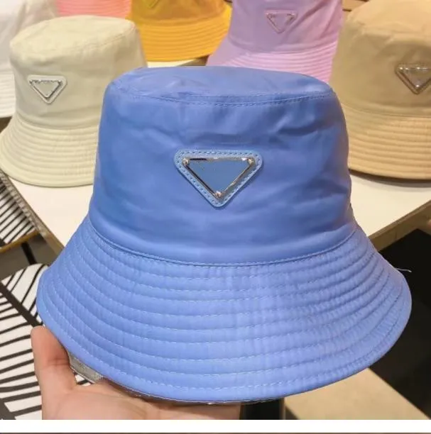 Designer nylon hink hatt för kvinnor mode damer höst sommar metall sol hattar nya vårfiskare mössor droppfartyg blwjp276z
