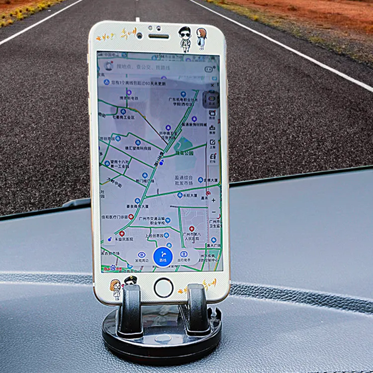 Araba Gösterge Tablosu için Yeni 360 Derece Araba Telefon Tutucu Silikon Cep Telefon Montajı Standlar Destek Araba GPS Gösterge Tablosu Braketi