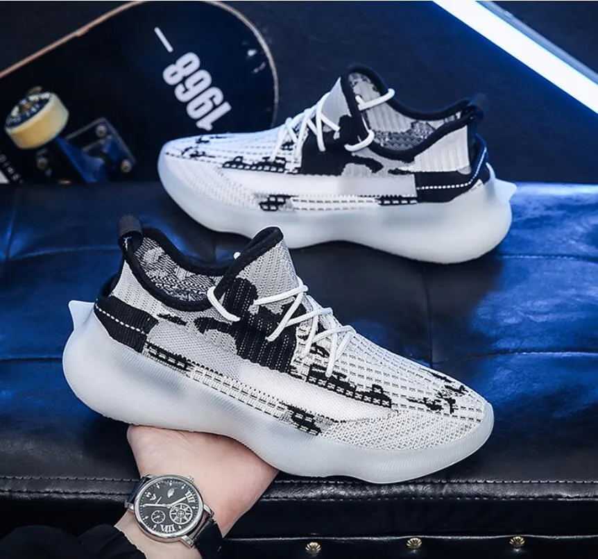 2022 nouvelles chaussures de haute qualité hommes baskets respirant noir blanc sport décontracté léger marche chaussures de course Zapatillas Hombre